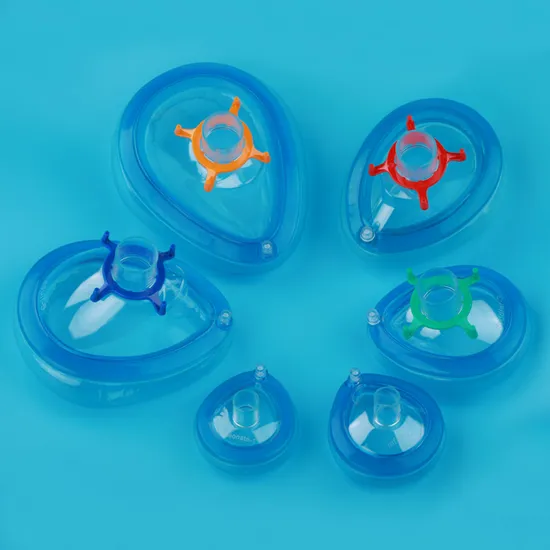 Disposable Anaesthesia Gas Face Masks with Air Cushion 