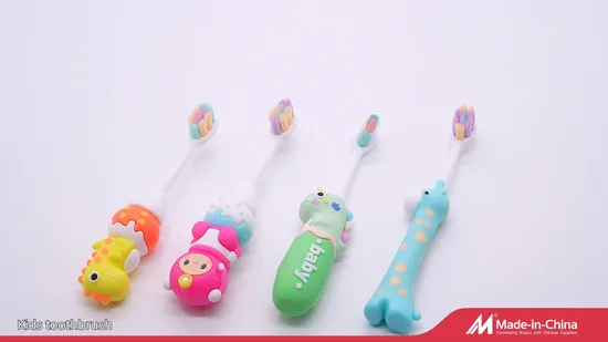 Baby Toothbrush Soft Bristle Animal Handle Design Infant Oral Care Customizable 