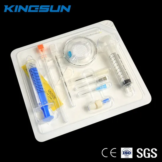 Disposable Medical Combined Anesthesia Kit/Combined Spinal and Epidural Kit with Epidural Reinforce Catheter 18g Supplier (Type C) 