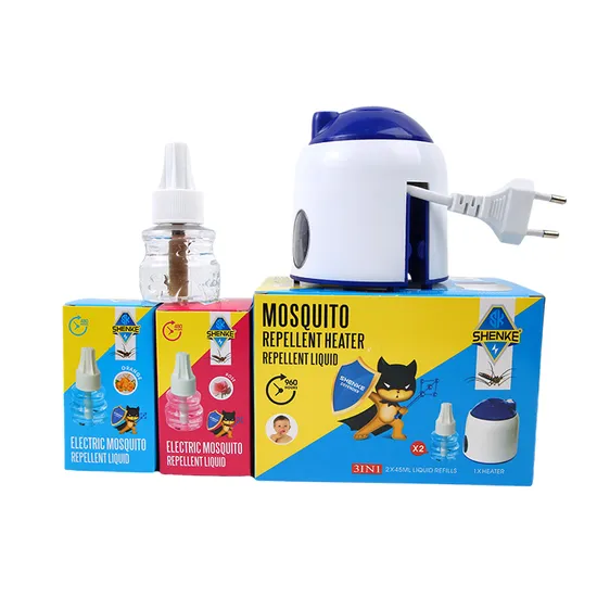 Seasonal 1 Plug and Bottle Electric Anti Mosquito Liquid with Vaporizer Set 