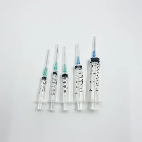 Syringe with Needle Two Part or Three Part Luer Lock or Luer Slip Pepack or Blister Package Oral Syringe Disposable Insulin Medical Injection Ceiso Certify 